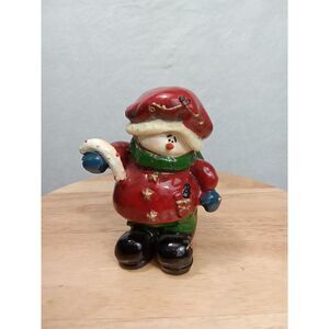 Snowman Figurine 4.5"x4"x3.5" Christmas‎